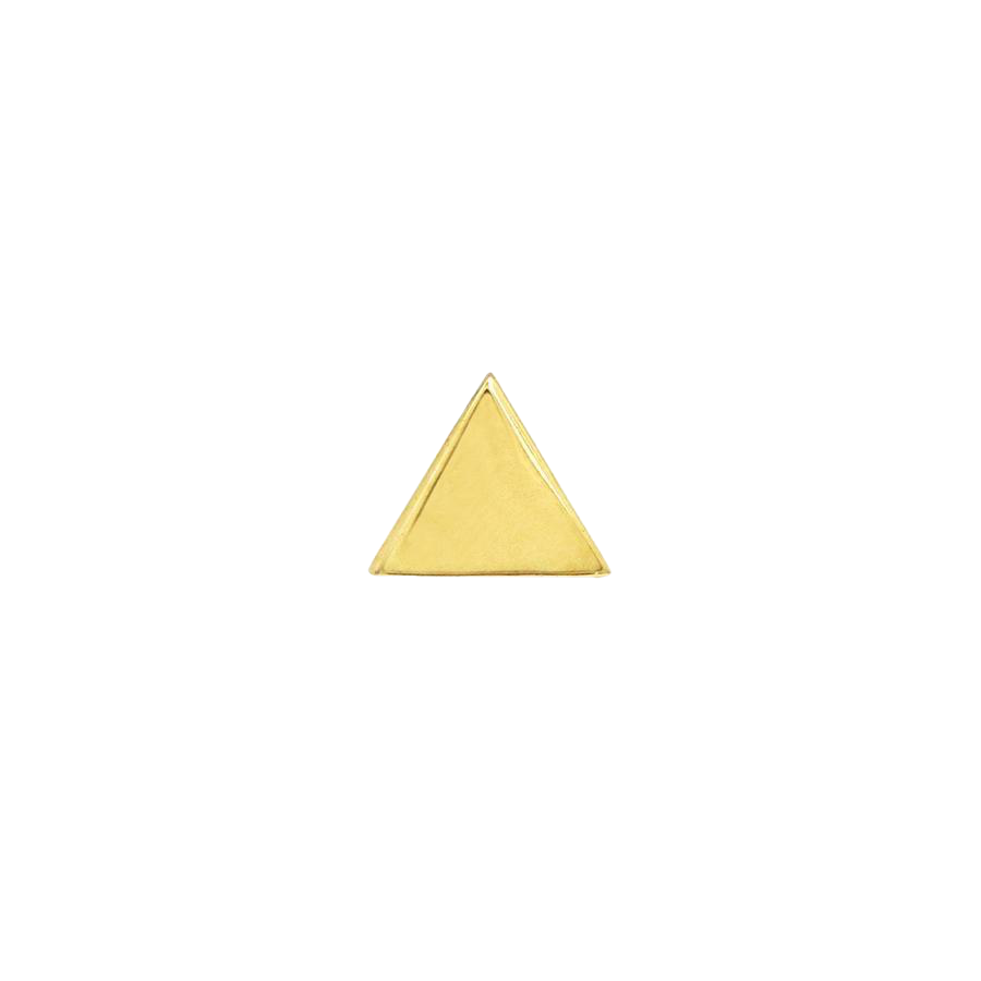 14ct Gold Triangle End - Isha Body Jewellery