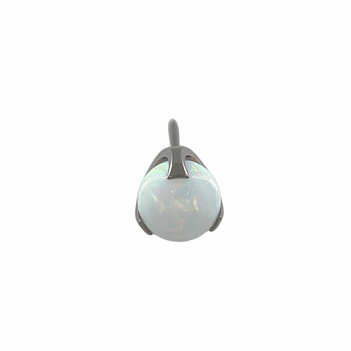 NeoMetal Titanium White Opal Orb End
