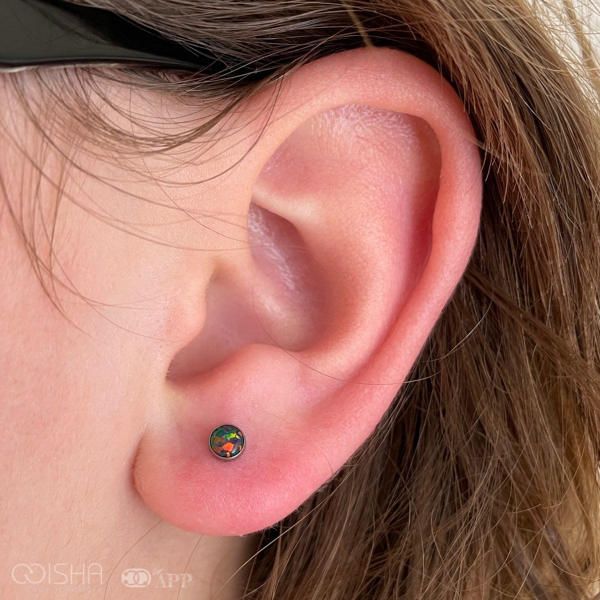 Black opal online cabochon