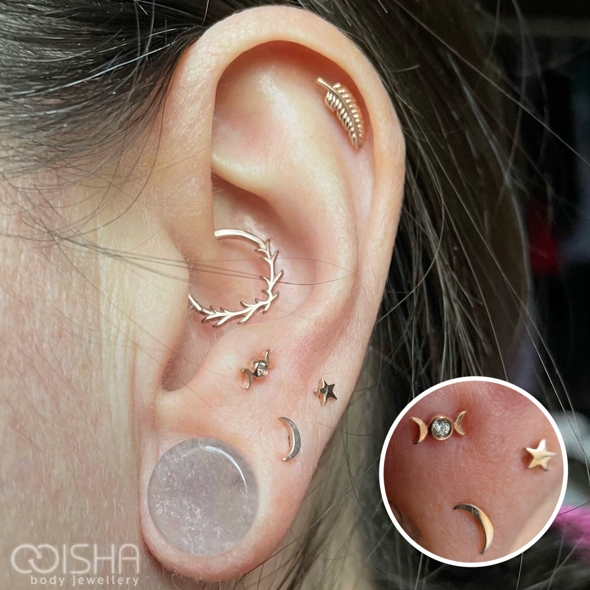 rose-gold-ear-curation-isha-body-jewellery