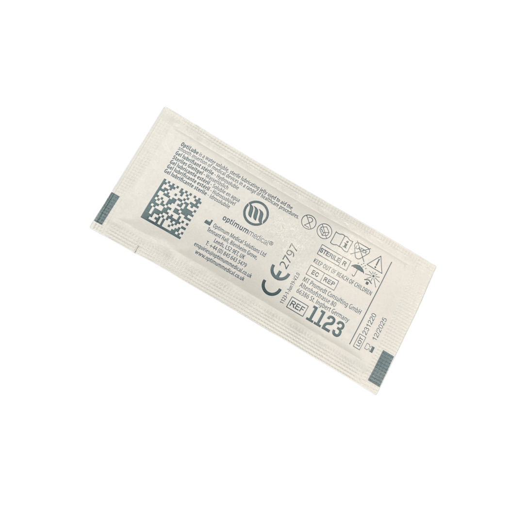 Sterile Optilube Lubricating Jelly 2.7g - Isha Body Jewellery Sterile Optilube Lubricating Jelly 2.7g - Isha Body Jewellery