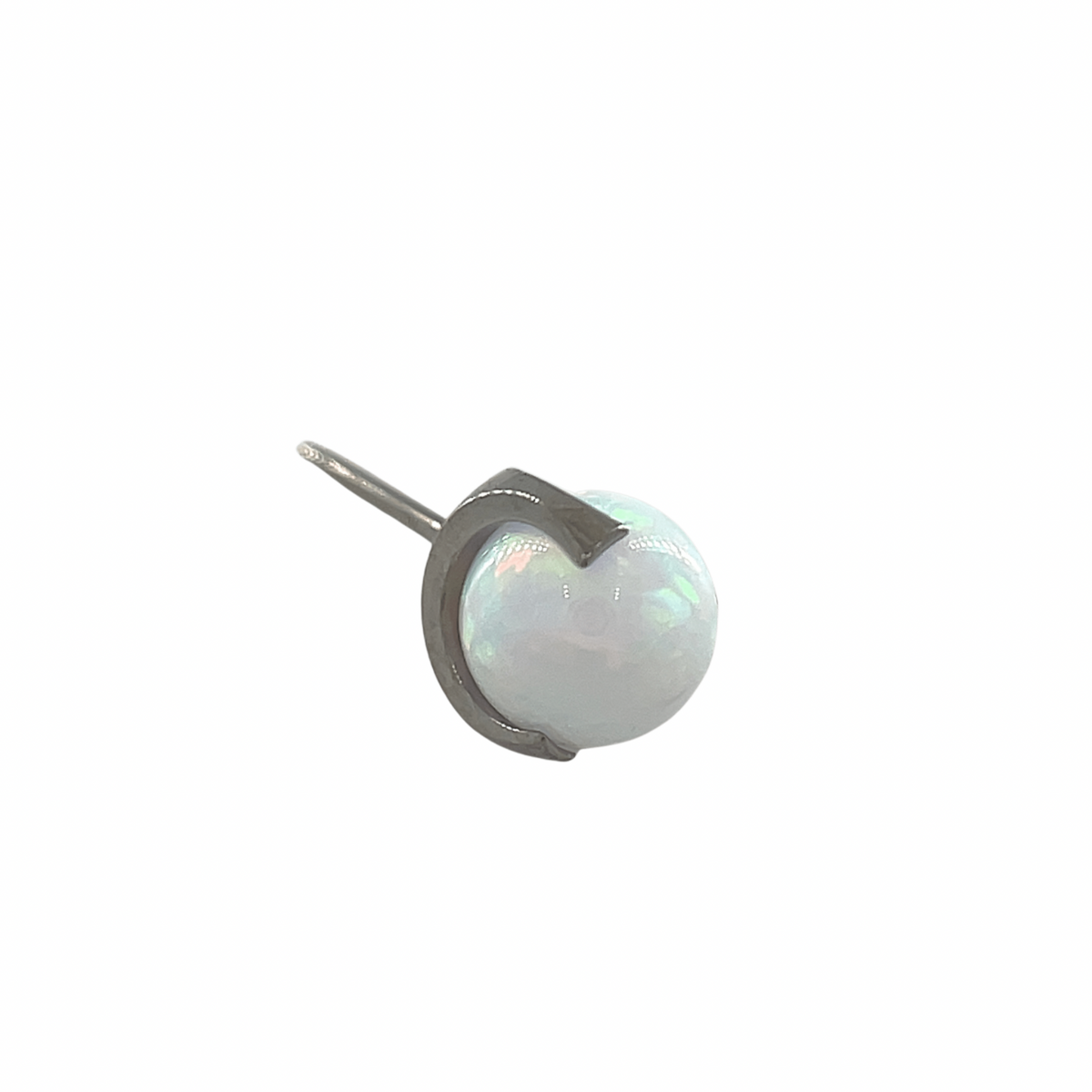 NeoMetal Titanium White Opal Orb End