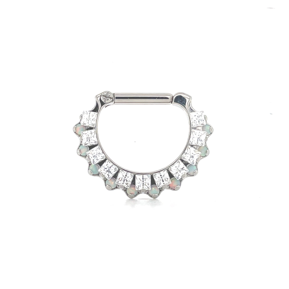 industrial-strength-titanium-odyssey-aphrodite-white-cz-white-opal-clicker-isha-body-jewellery