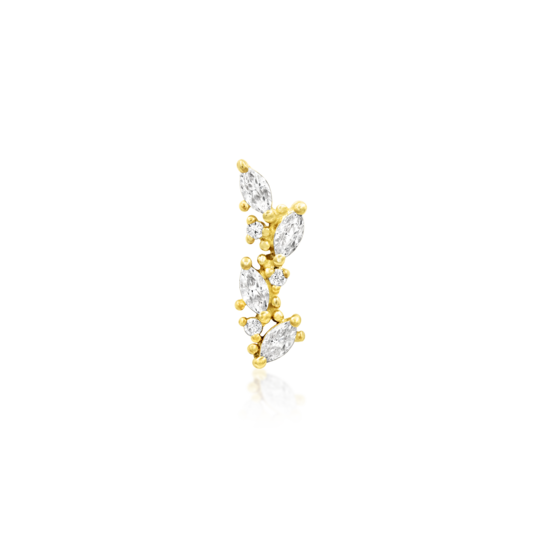 Junipurr 14ct Gold Andreia End - Isha Body Jewellery
