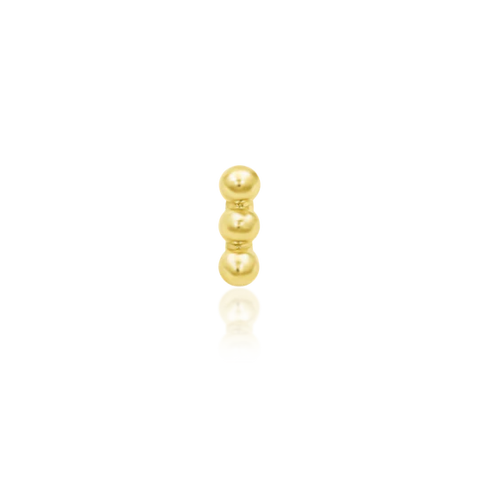 Junipurr 14ct Gold Beads-of-3 End