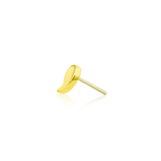 Junipurr 14ct Gold Comma End - Isha Body Jewellery