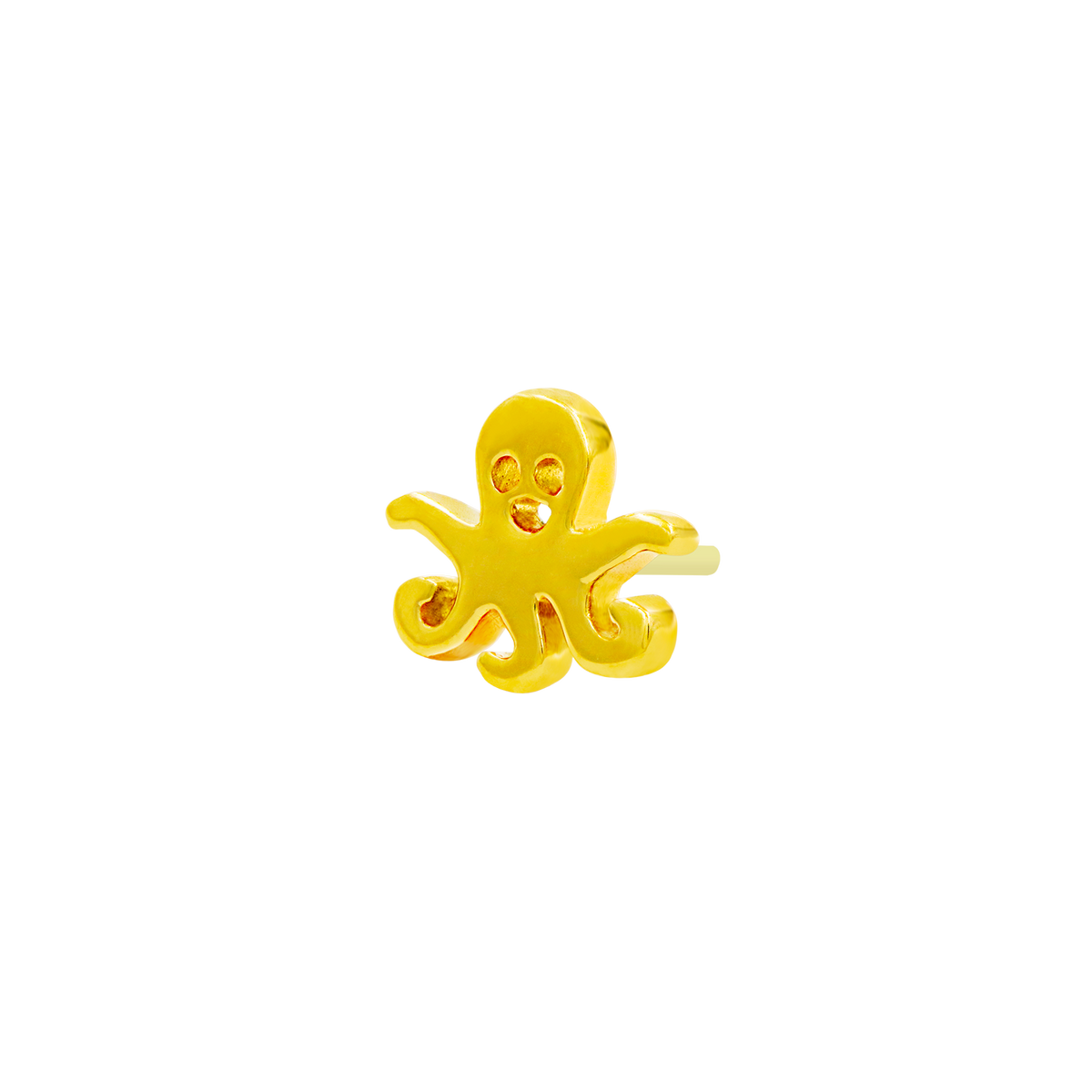 14ct Gold Octopus End - Isha Body Jewellery