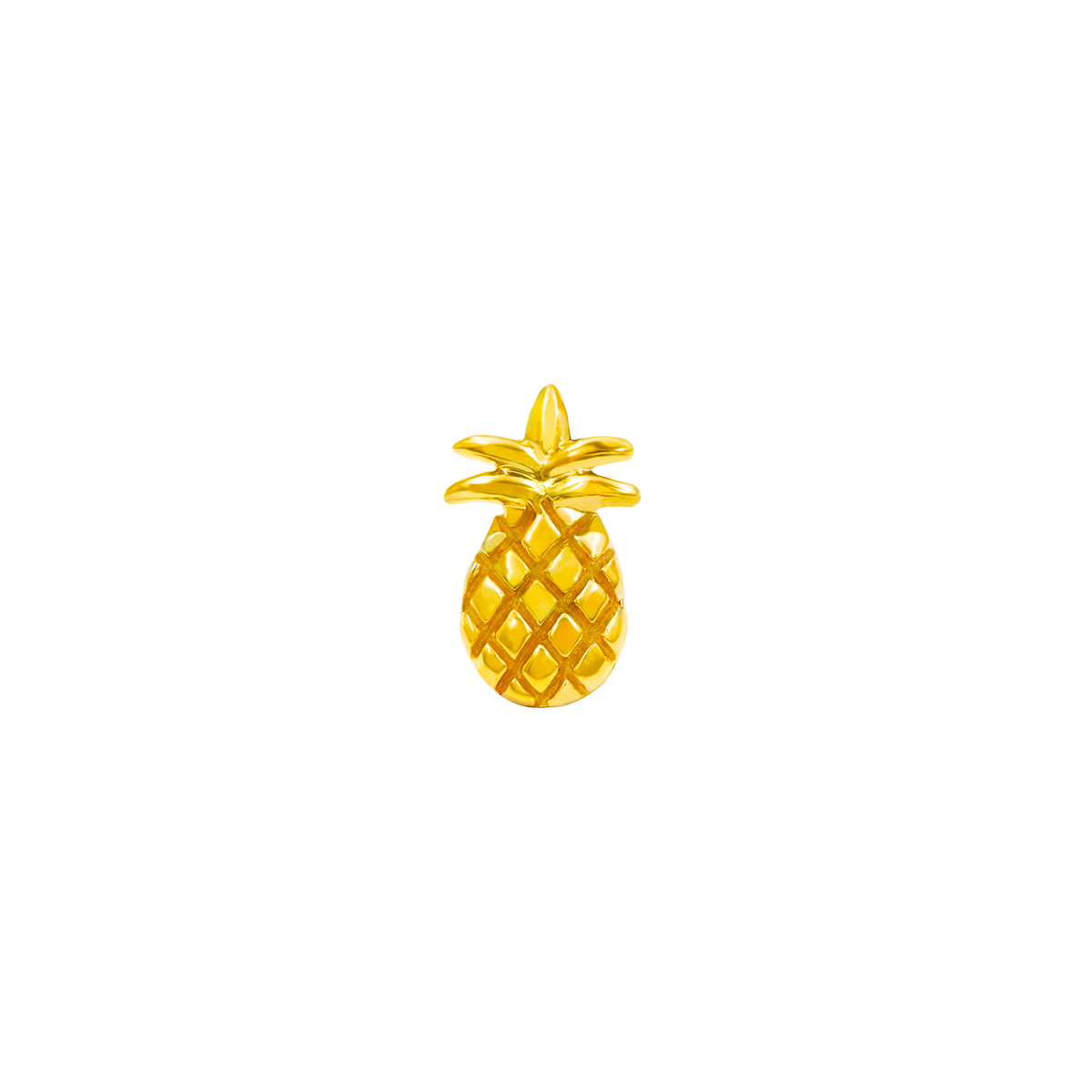 14ct Gold Pineapple End - Isha Body Jewellery
