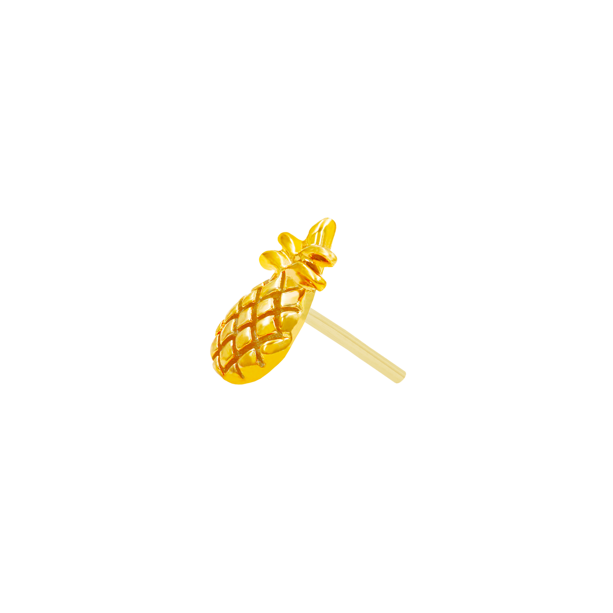 14ct Gold Pineapple End - Isha Body Jewellery
