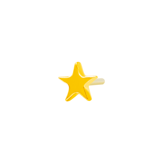 14Ct Gold Star End Attachment