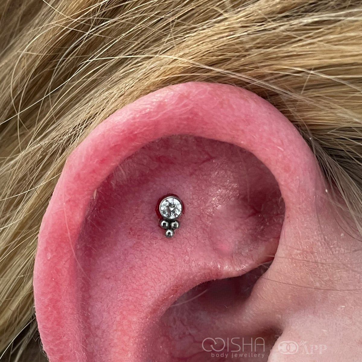 LeRoi Haute Couture CZ Tri-bead End